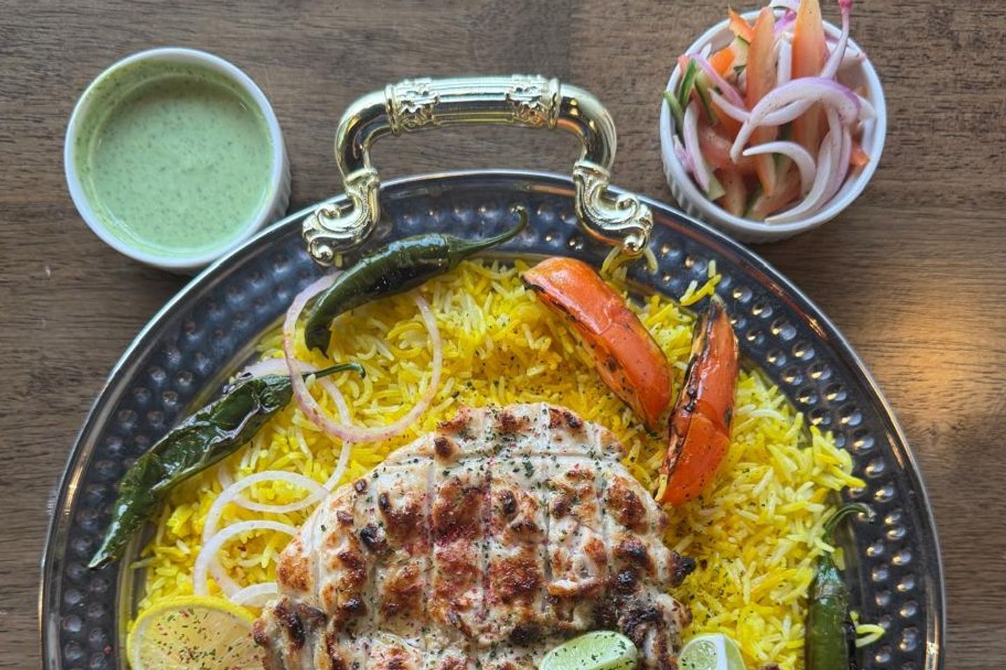 Malai Chicken With Rice