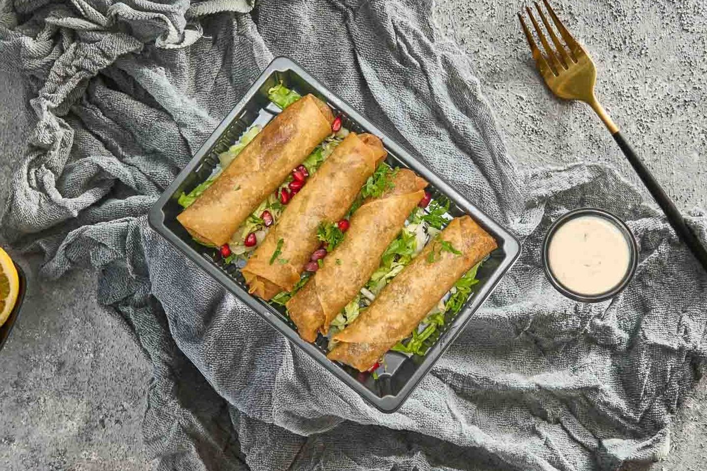 Regular Shawarma Roll With Cheese