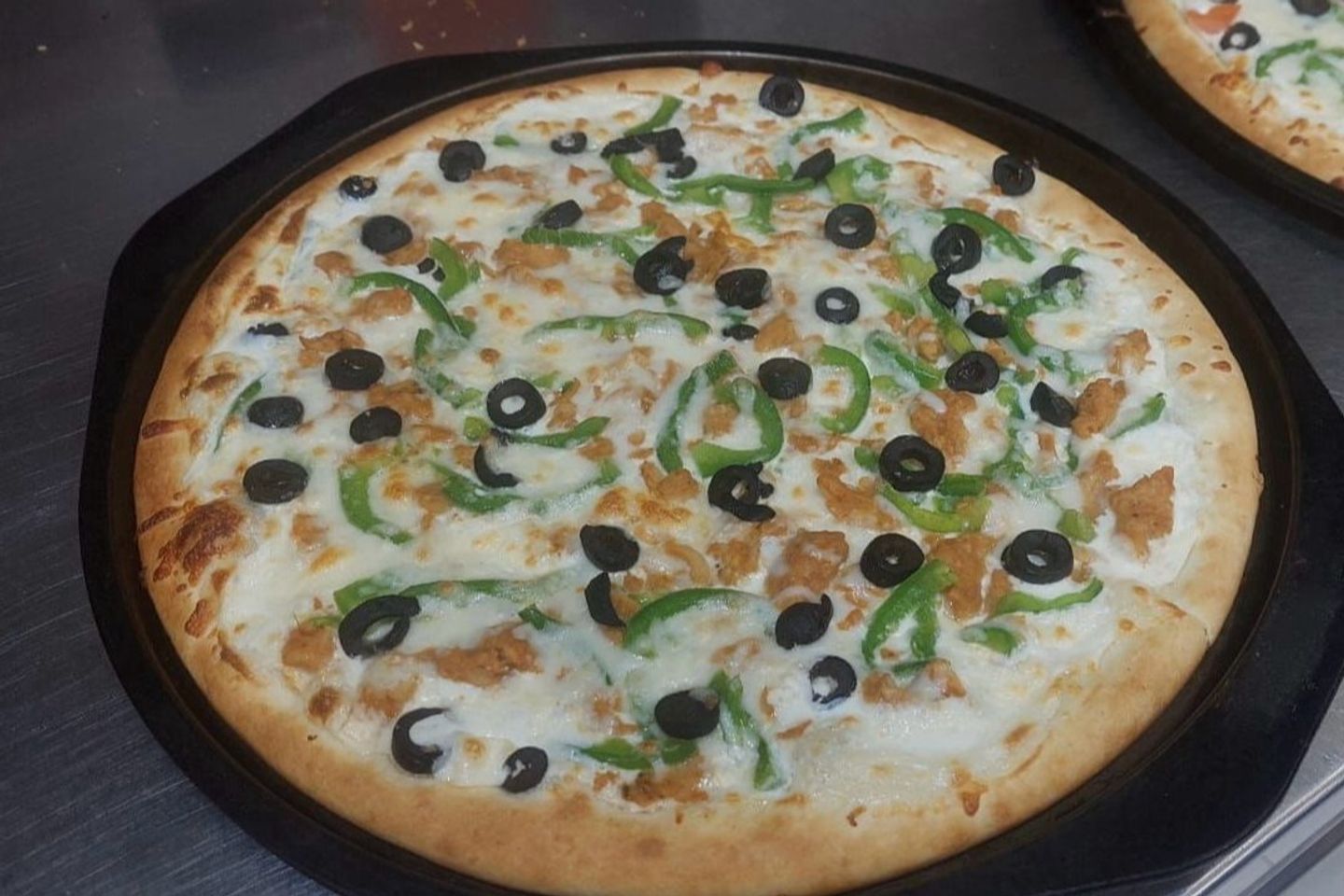 Chicken Pieces With Melted Cheese
