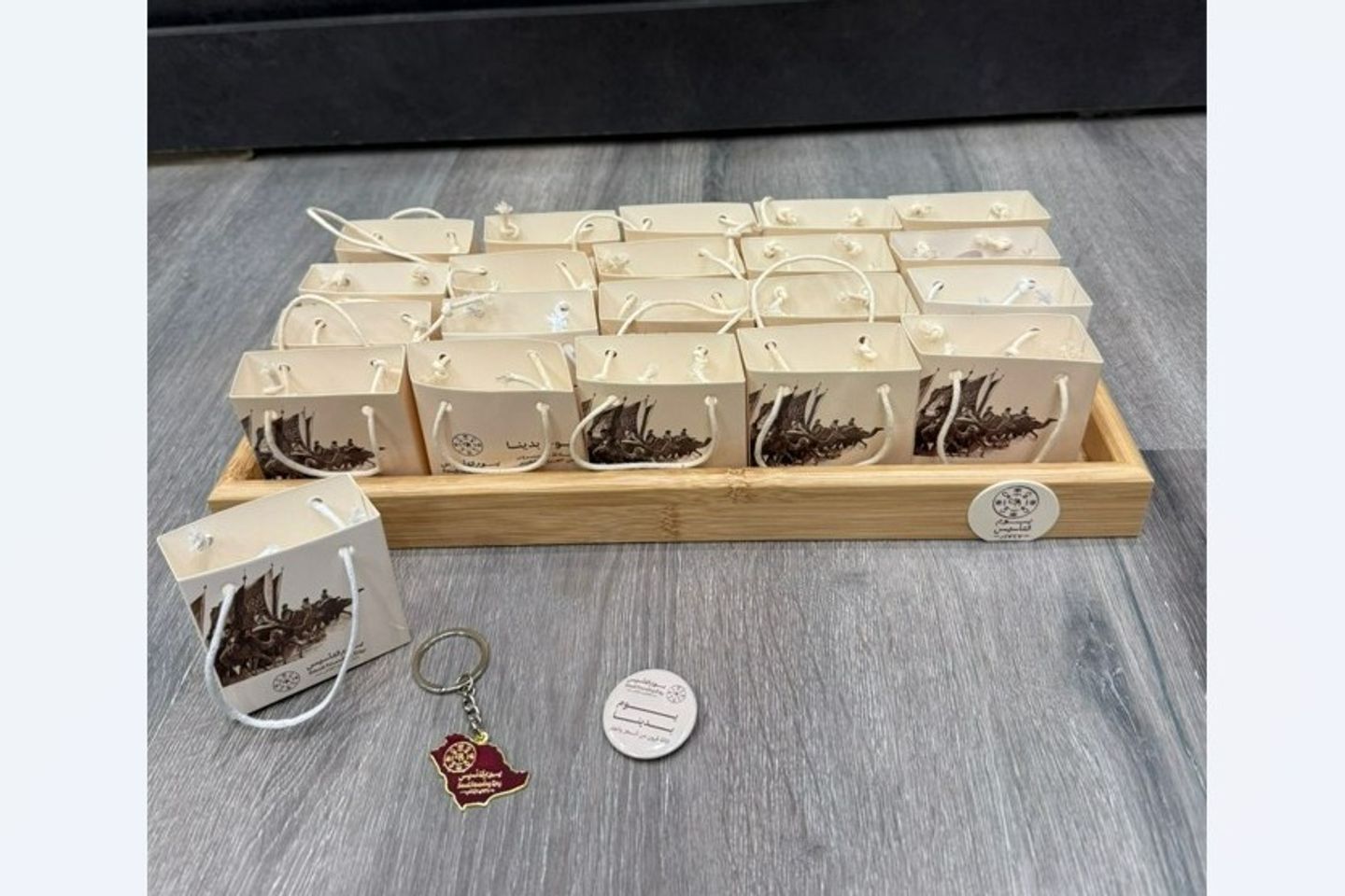 Foundation Day Tray With Medal And Brooch Filling