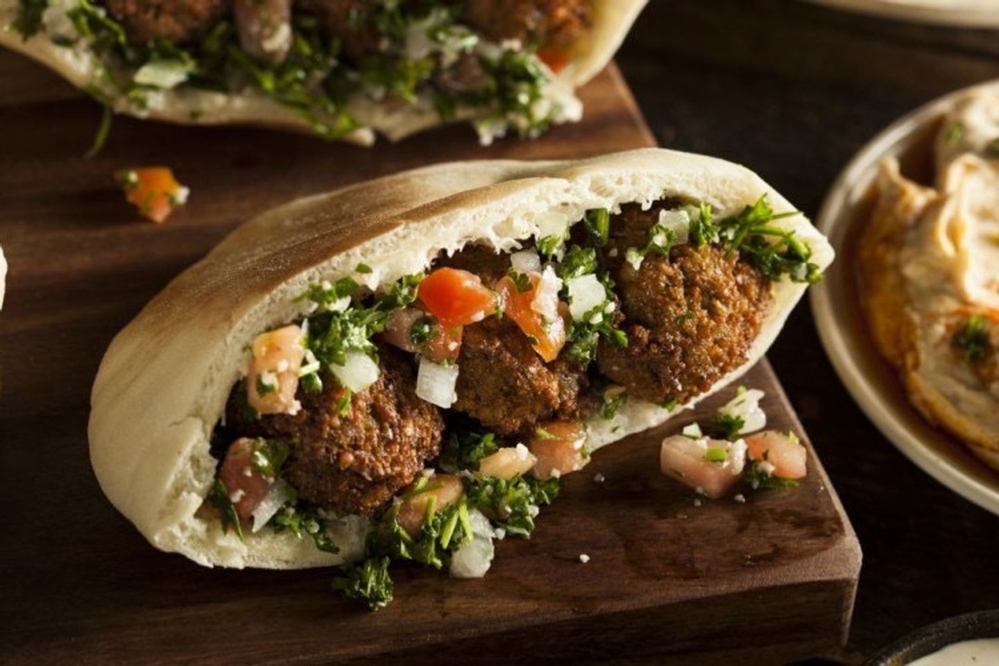 Falafel With Shami Bread - Add Eggs