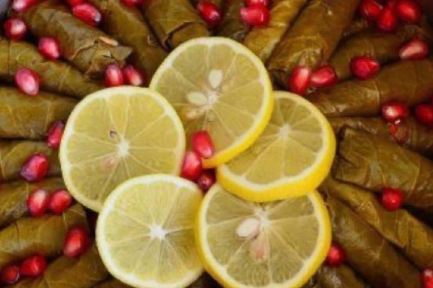 طاجن ورق عنب ساده