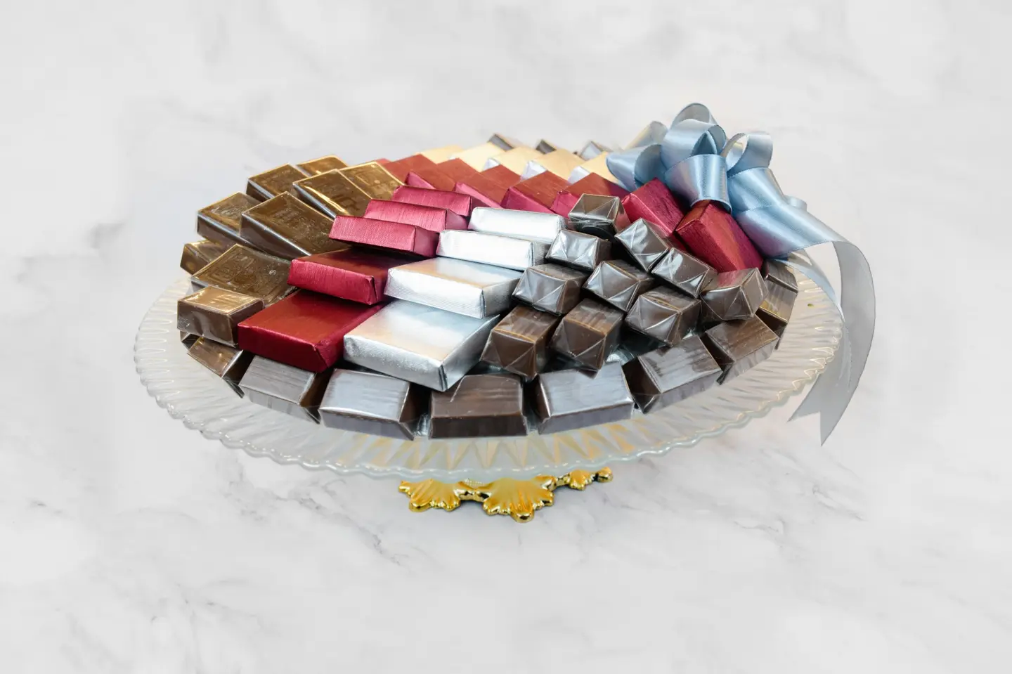 Vase With Wrapped Chocolate Base