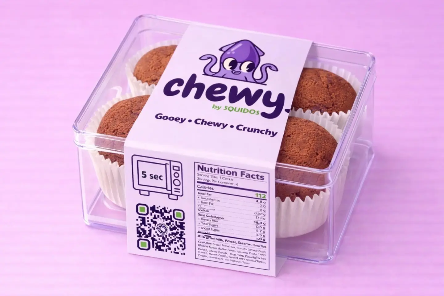 Bueno Chewy Cookie Box 4pcs