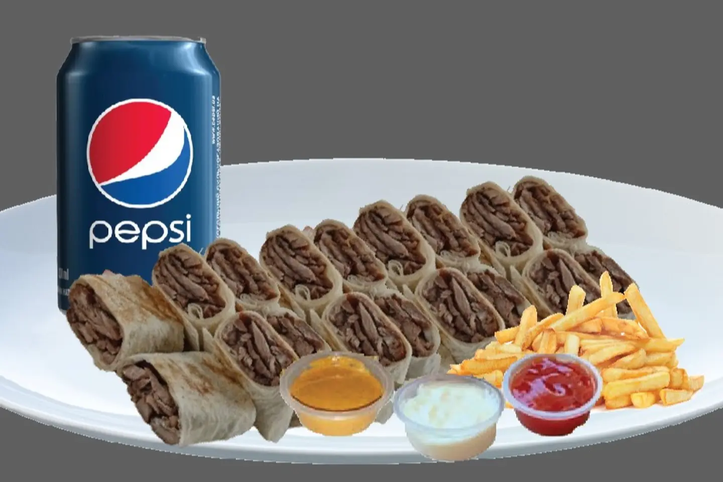 صحن عربي لحم كبير/ مجانا مشروب