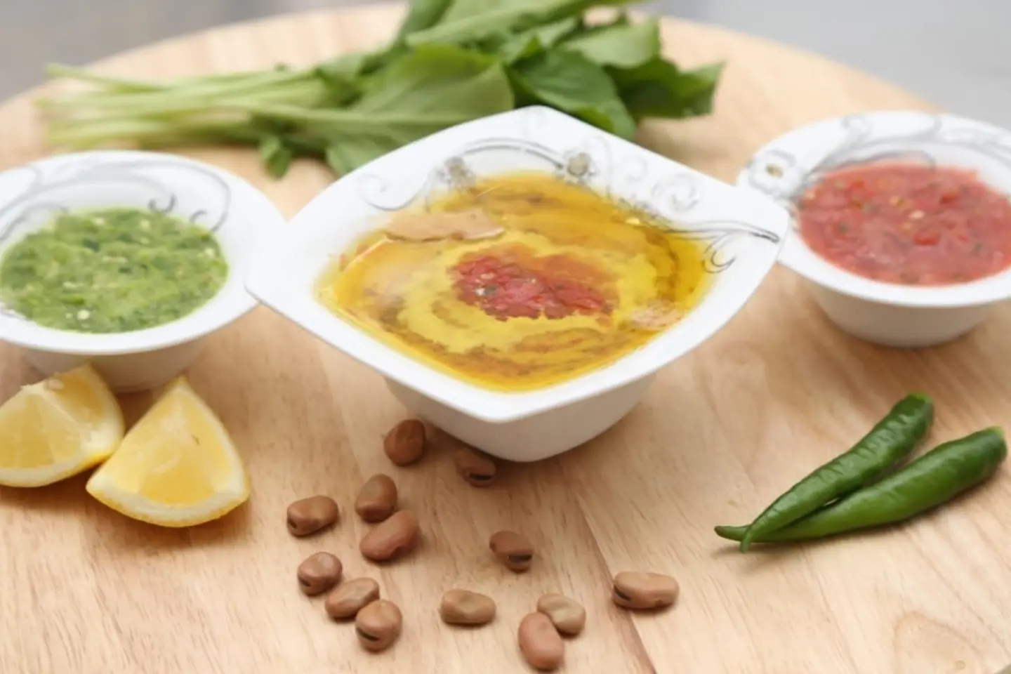 فول بزيت الزيتون