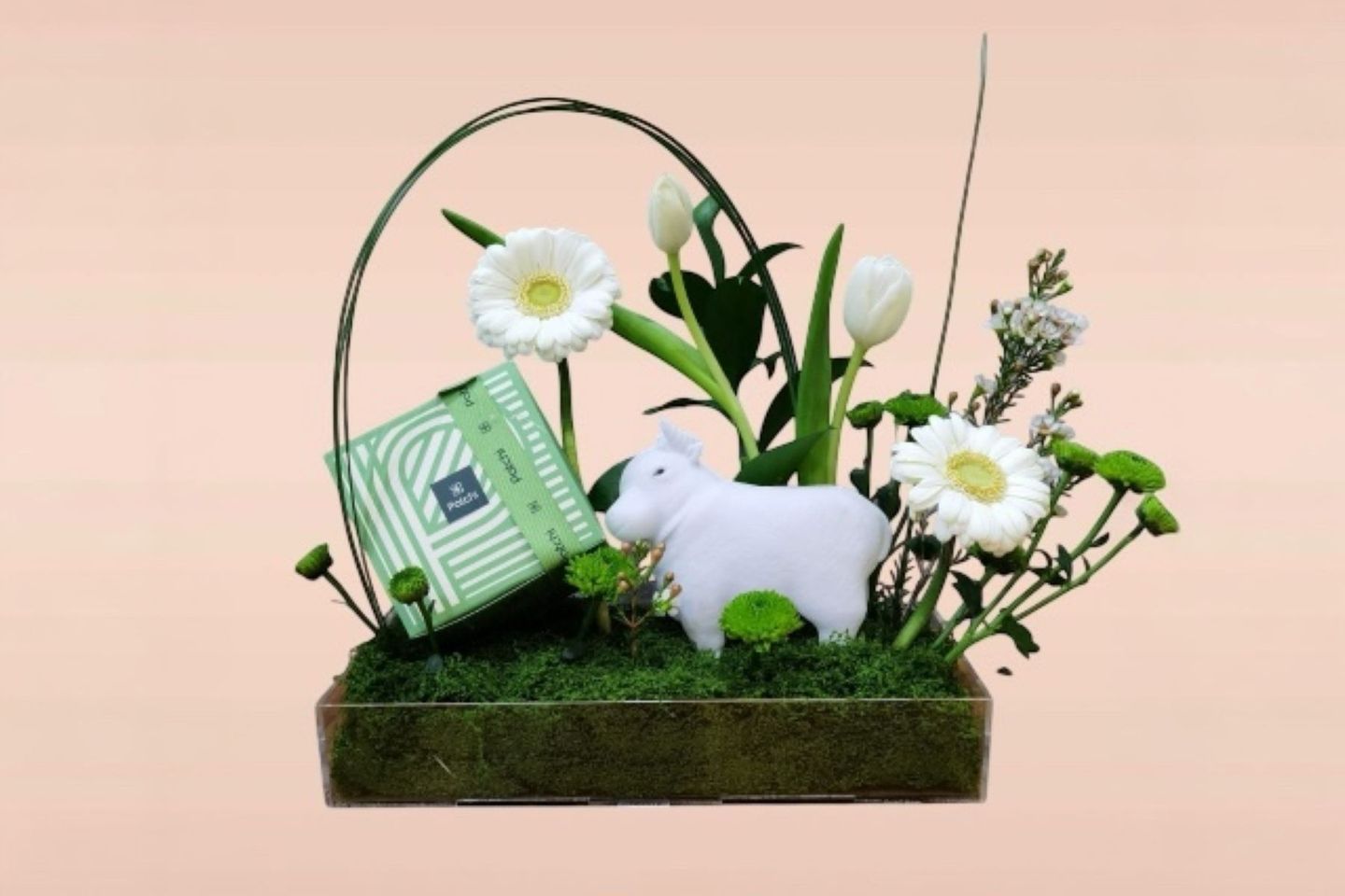 Eid Al Adha   Acrylic Tray With Lamb Aaa