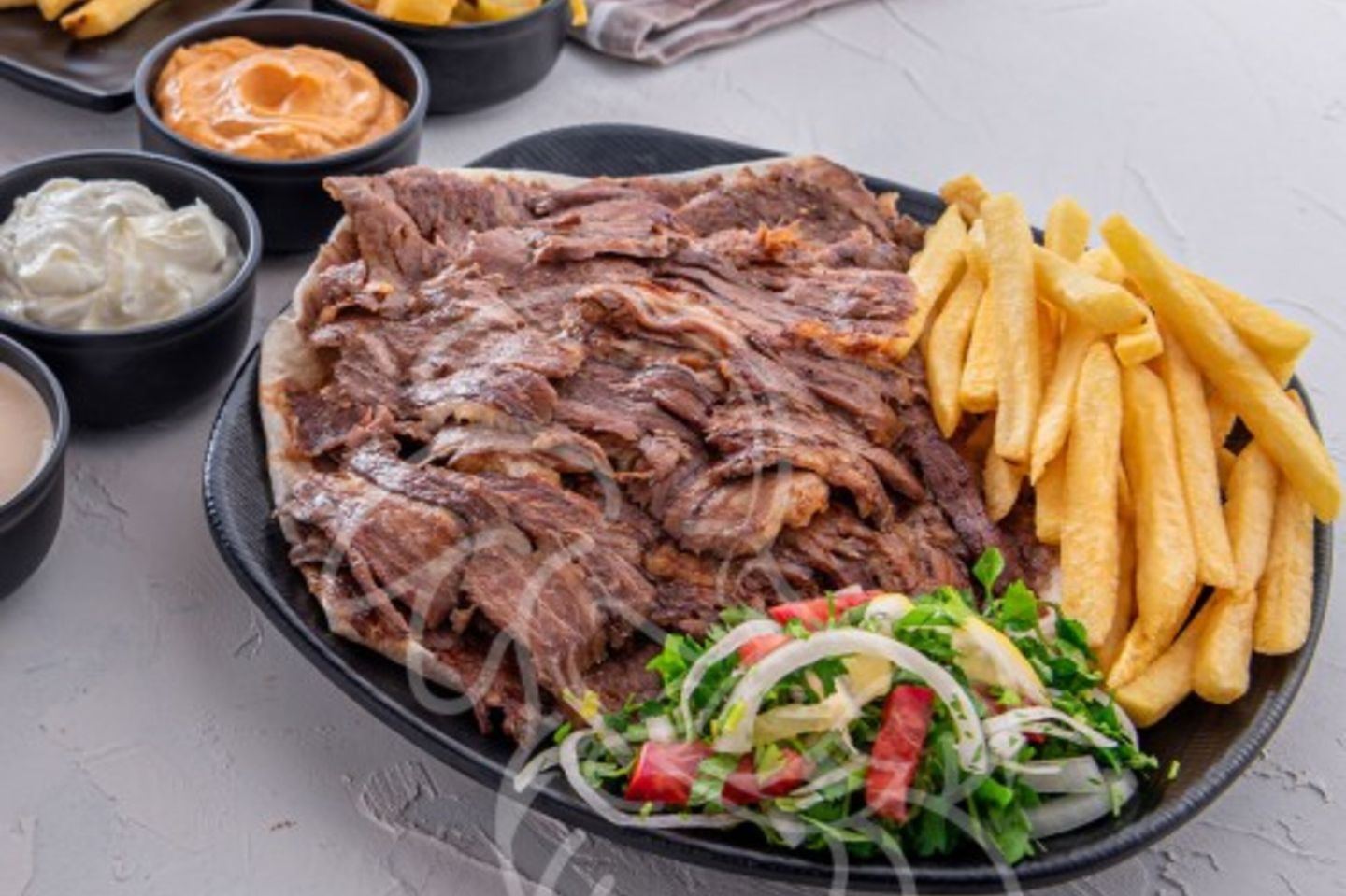 Shawarma Plate With Extra Meat