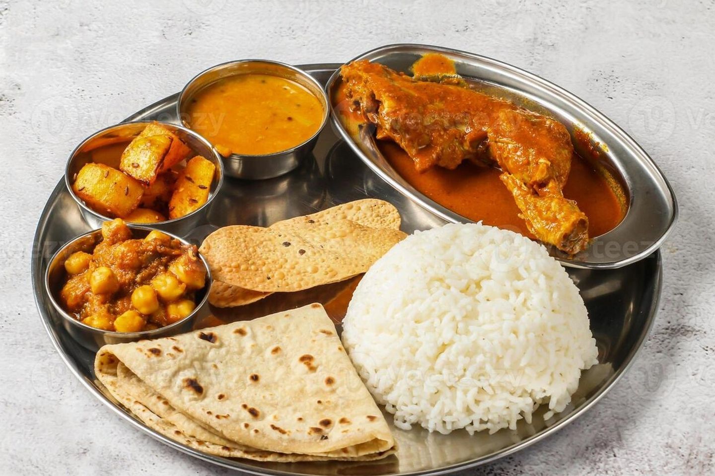 Chicken Thali