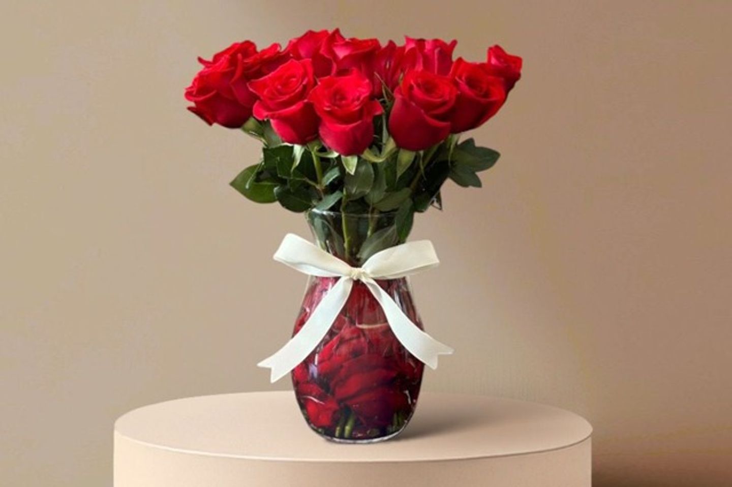 Elegant Red Vase