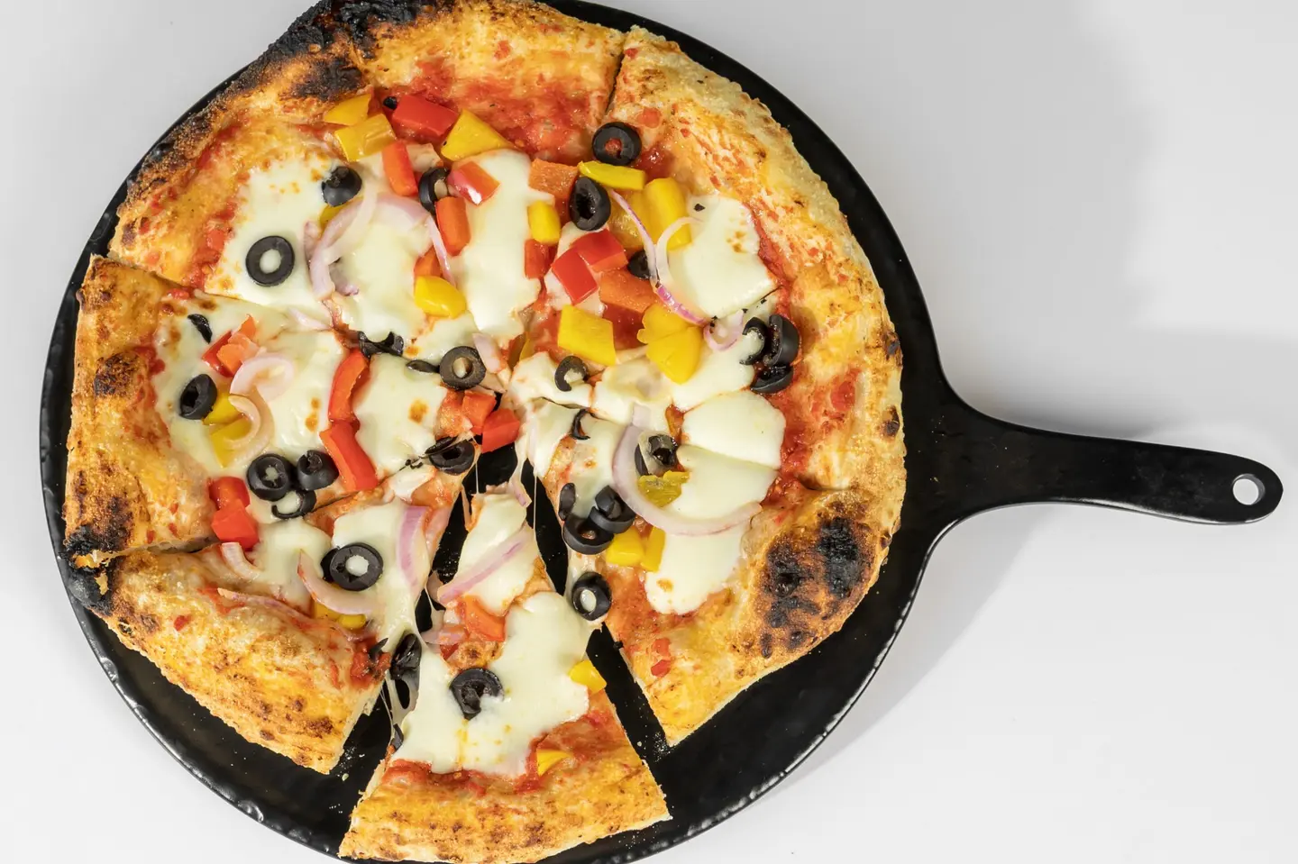 بيتزا خضار صغير