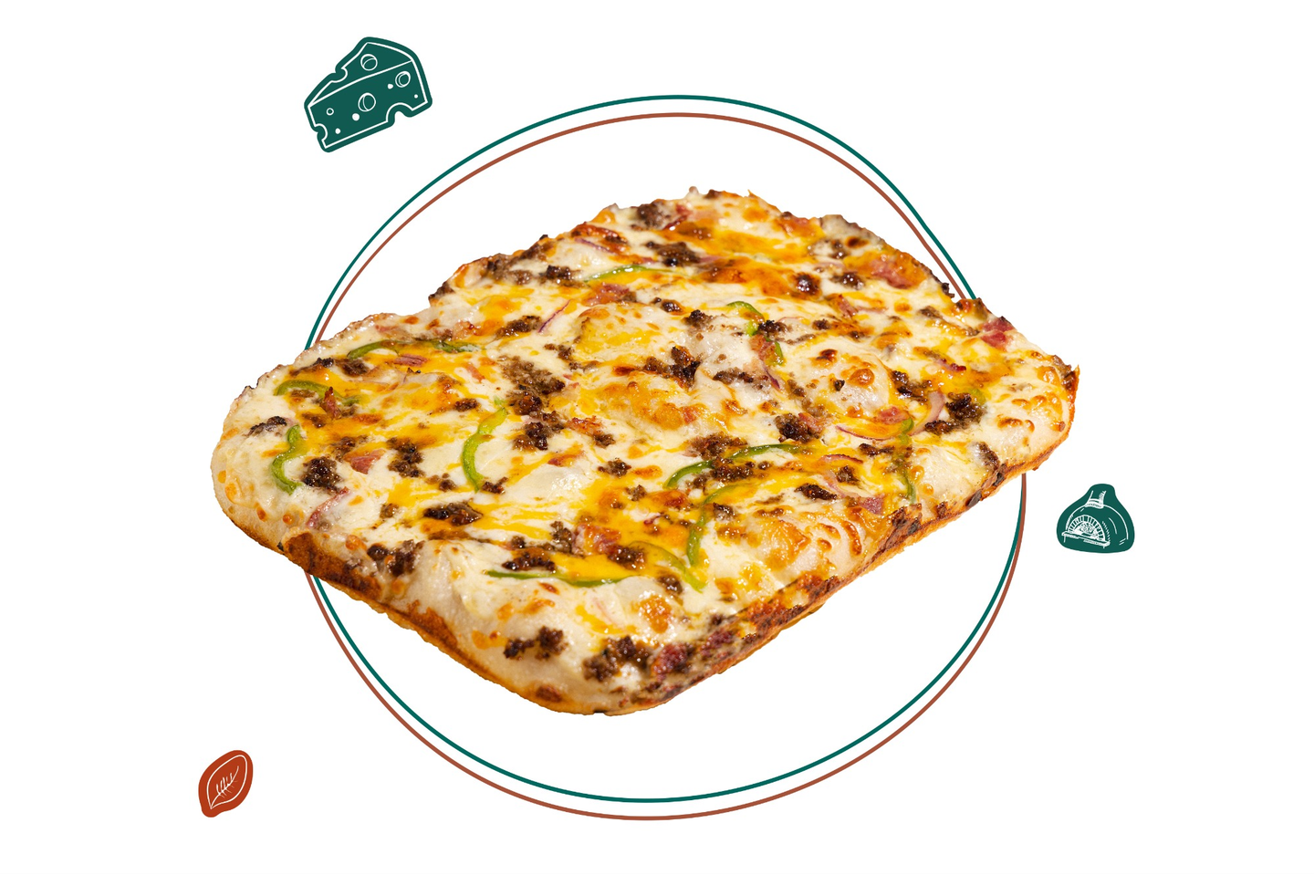 فلفي بيتزا محبي اللحوم