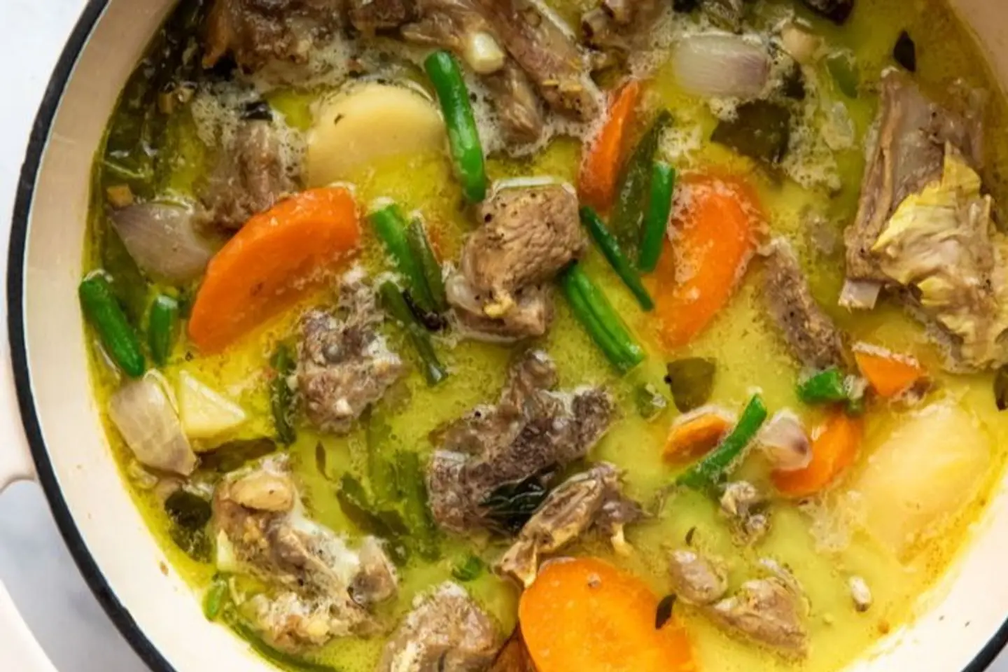 حساء لحم الضأن