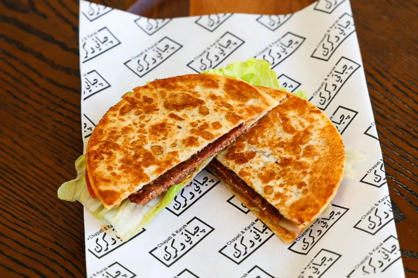 Chicken Burger Chapati