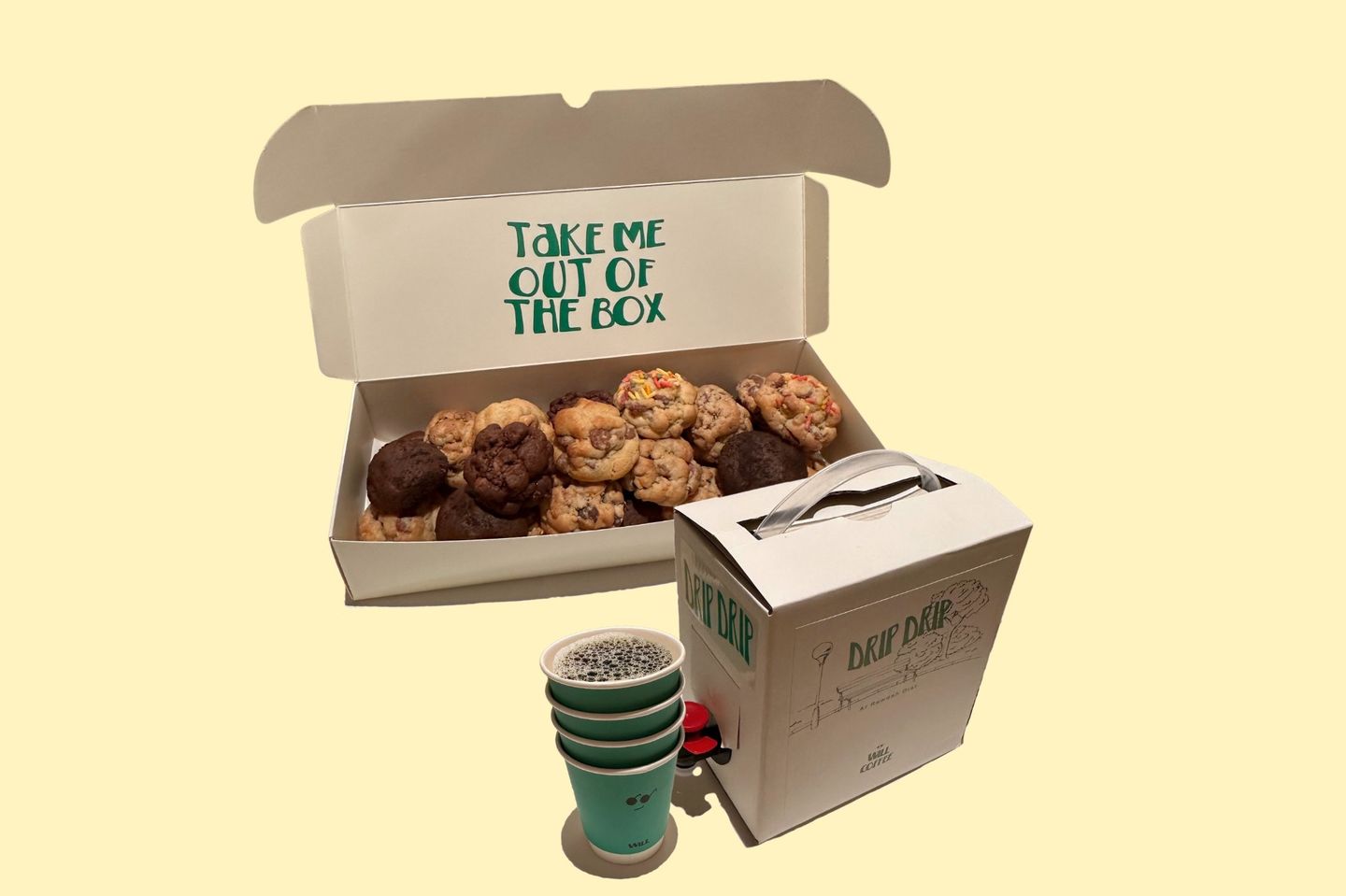 Mini Cookies And 1 Ltr Of Coffee Of The Day