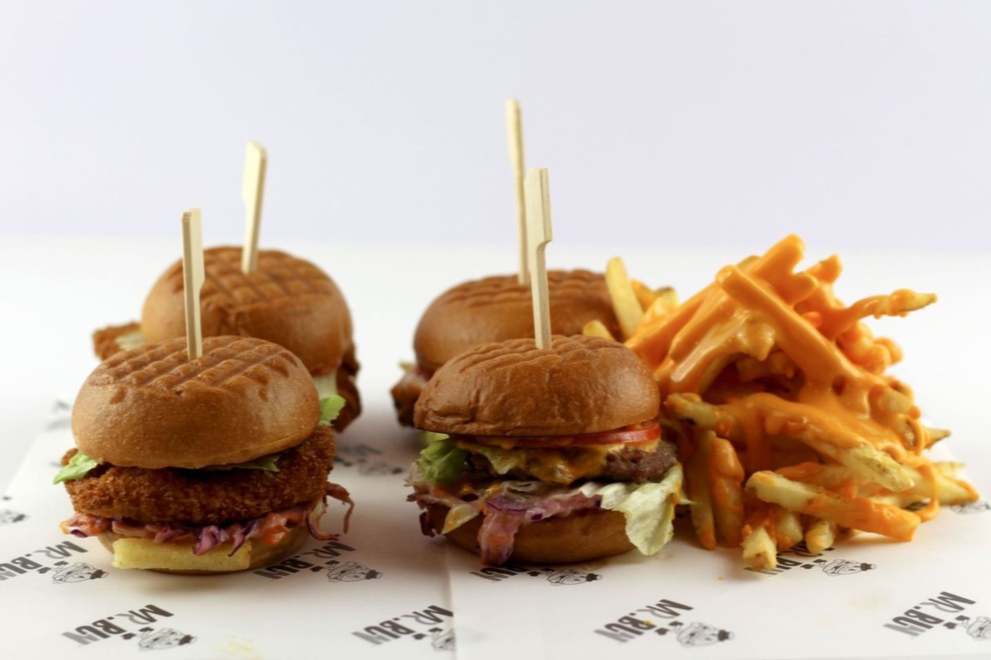 Box 4 Pc Slider Burger