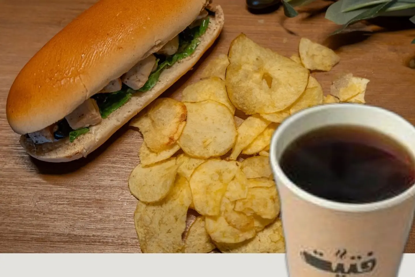Halloumi Sandwich With Black Coffee