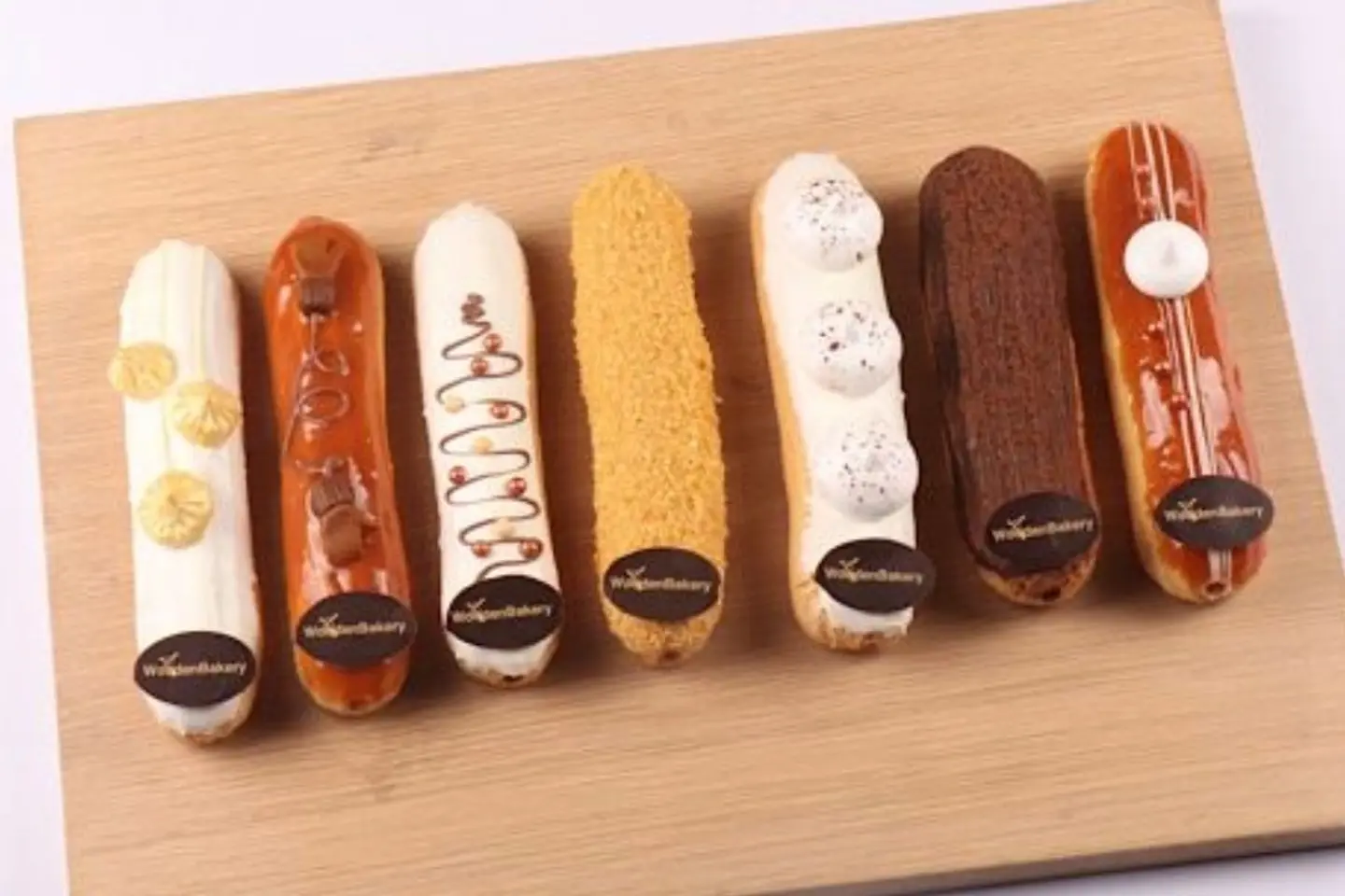 مجموعة إكلير مزخرفة مكونة من ستة قطع مجموعة الشتاء