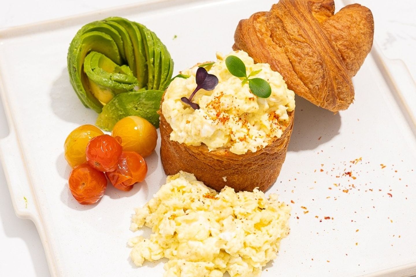 Brioche Scramble Eggs