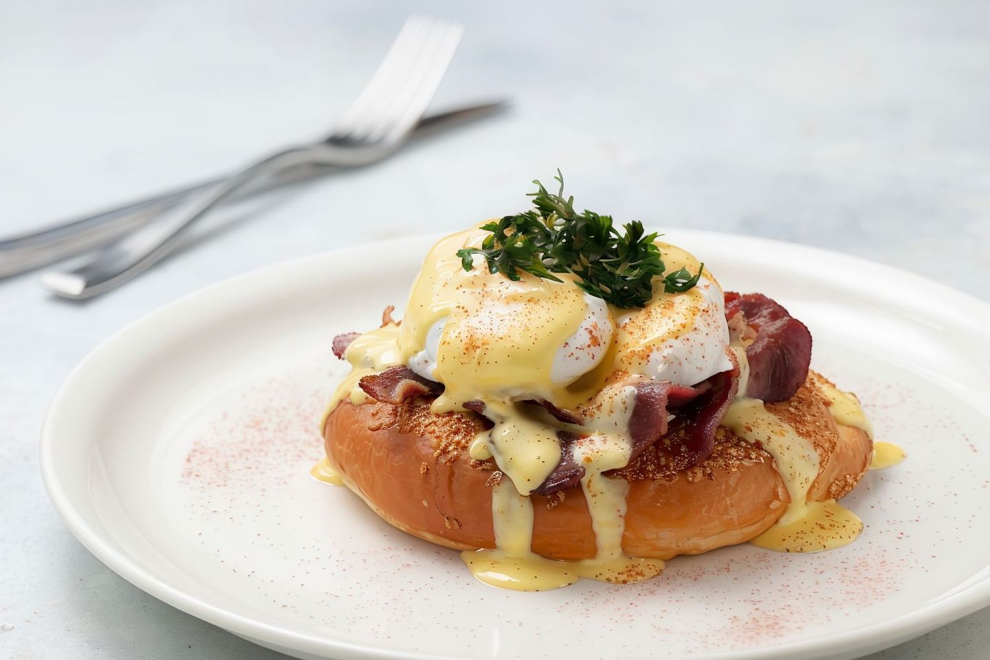 Eggs Benedict With Bacon