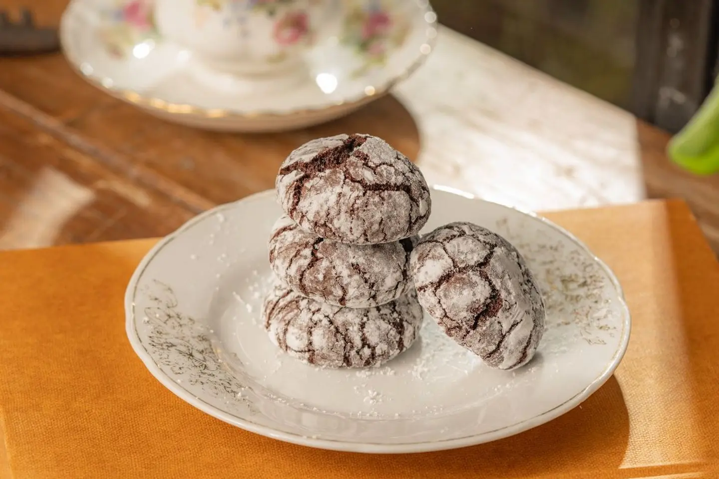 Chocolate Craquelin Cookies
