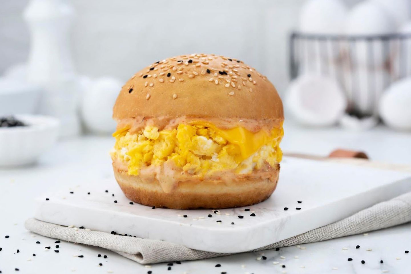 Egg And Cheese Burger