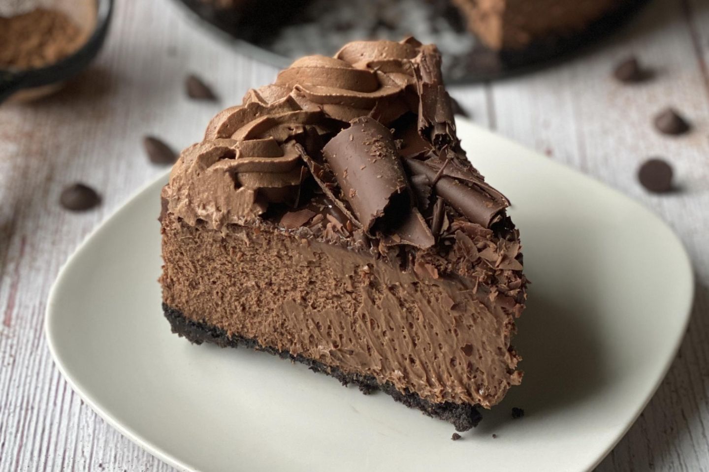 Crunchy Chocolate Cheesecake