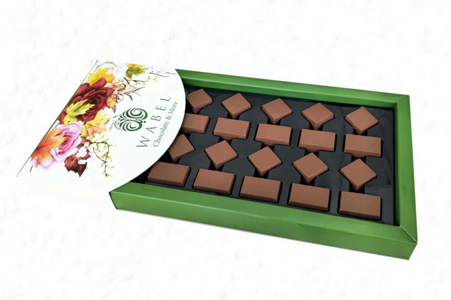 Wabel Green Chocolate Box