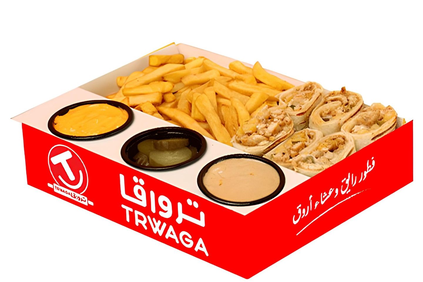٦قطع شاورما دجاج