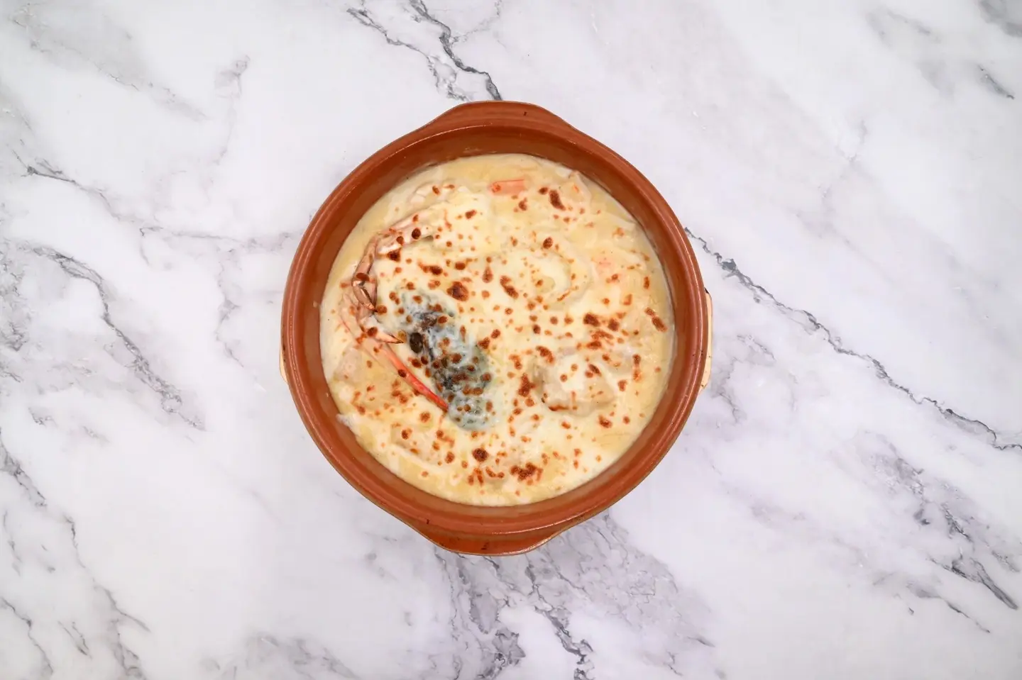 Mixed Seafood Casserole With Creamy Sauce