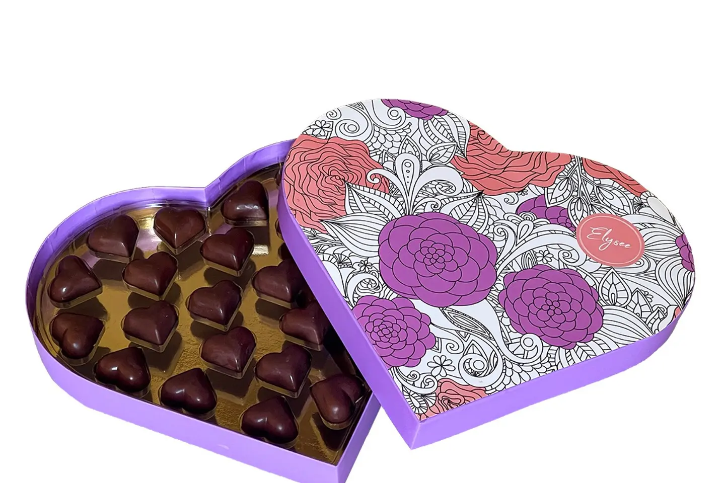 Chocolate Heart Box Big