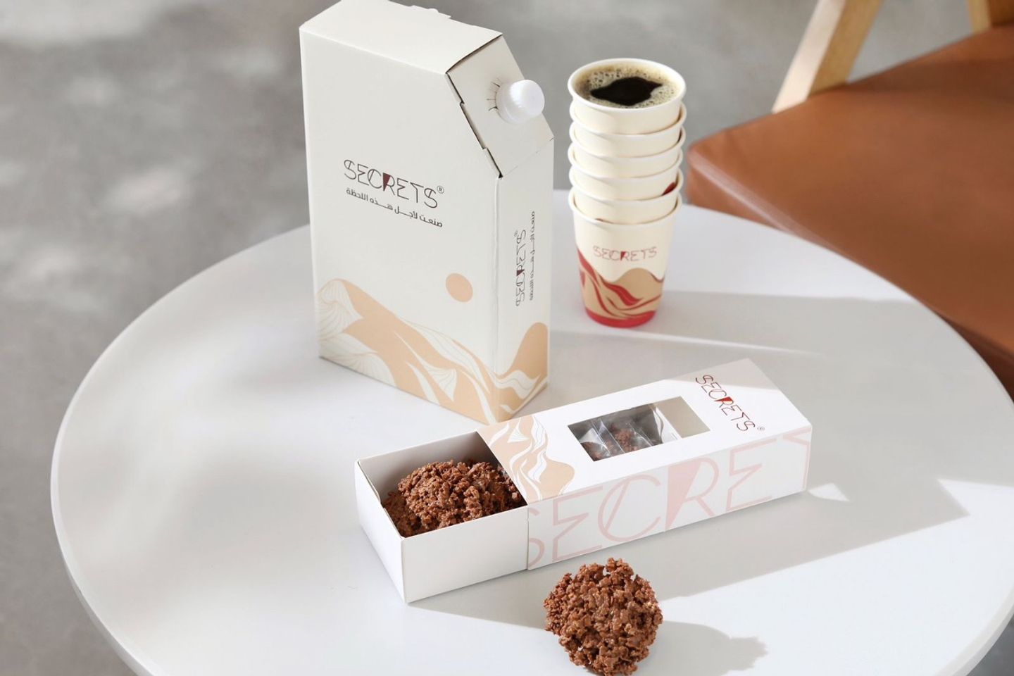 Jake Coffee 6 Cups + Crunchy Salted Box