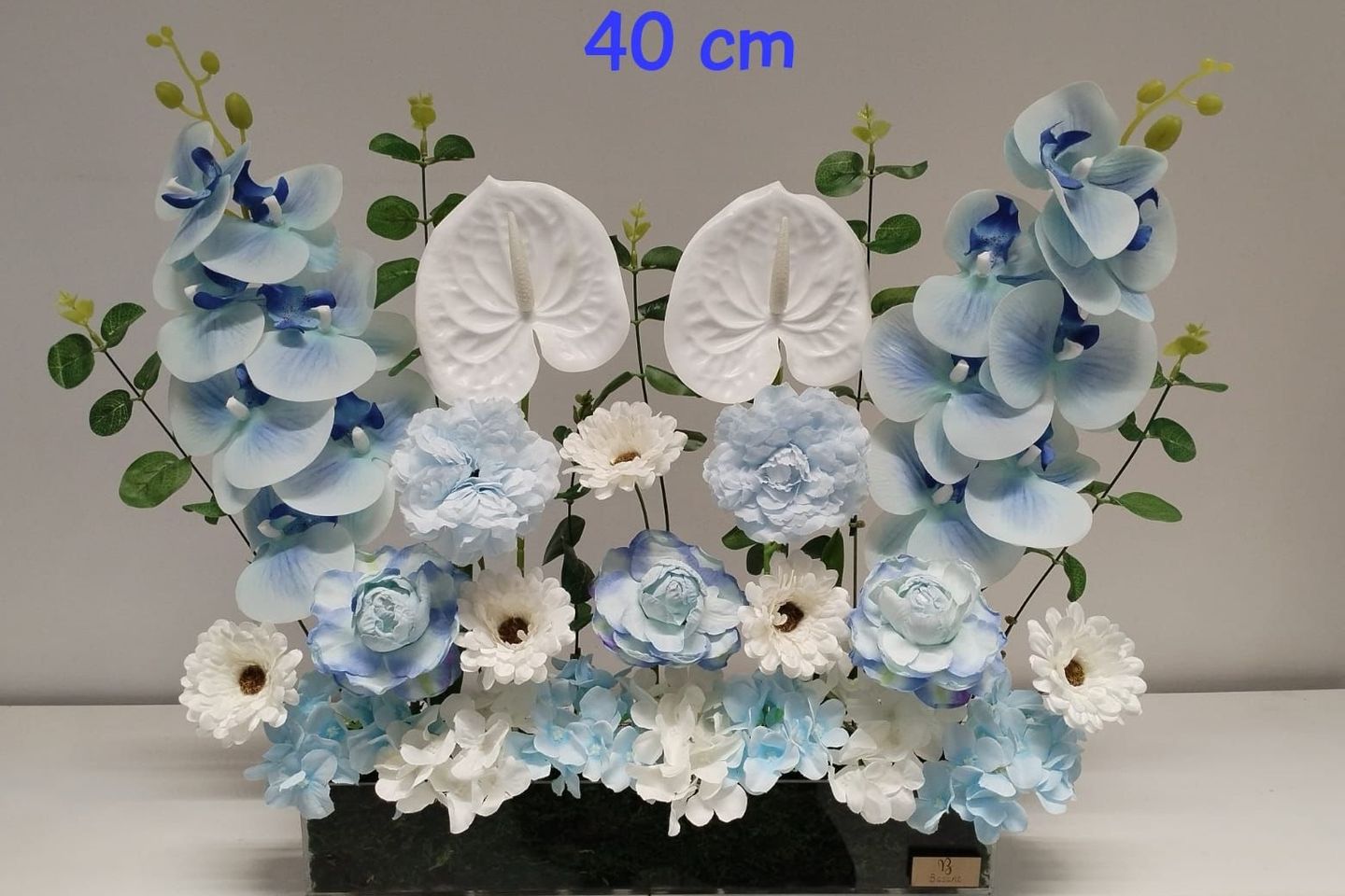 Arrangement Flower Blue 40 Cm
