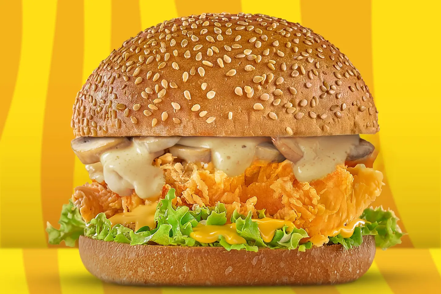 Cheesy Crispy Mushroom