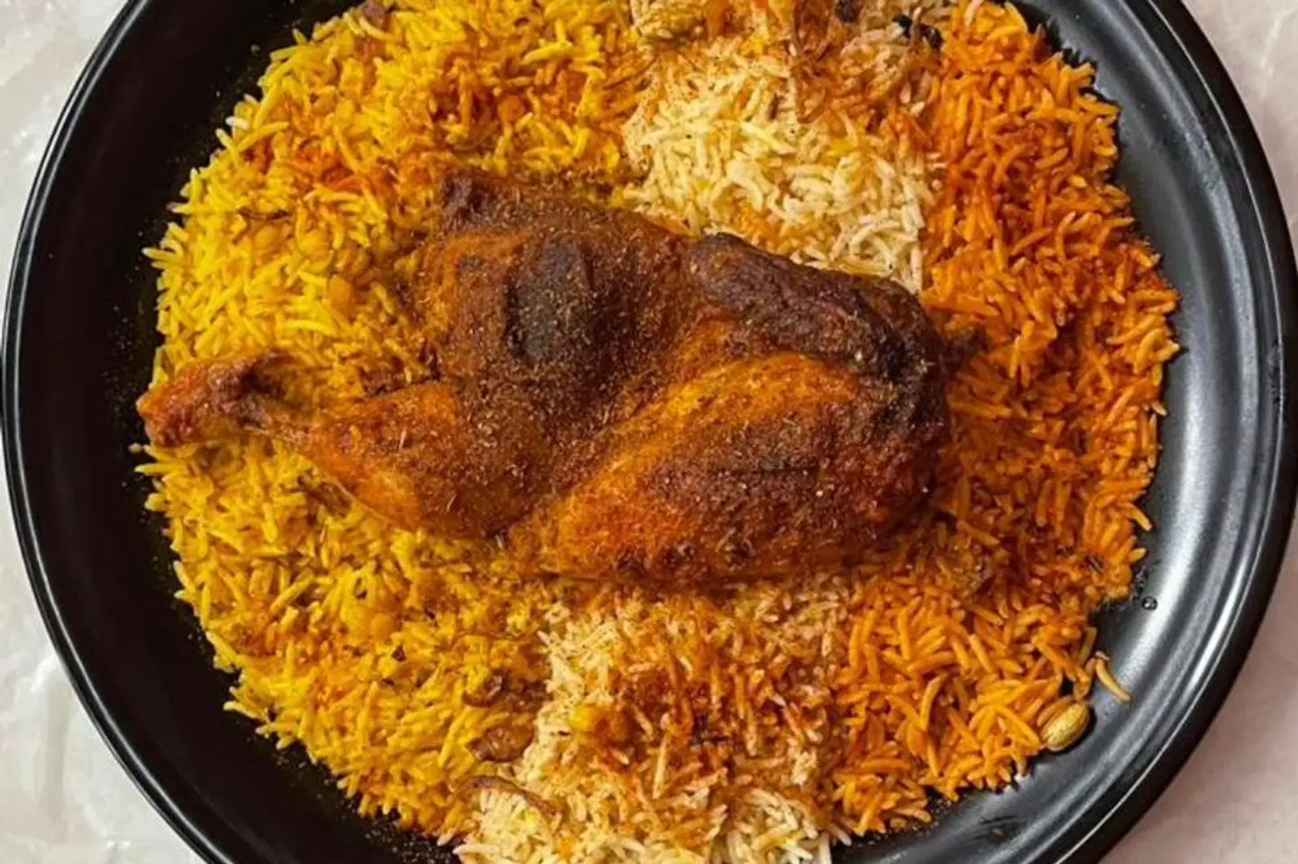 نصف حبه دجاج مبهره حراق