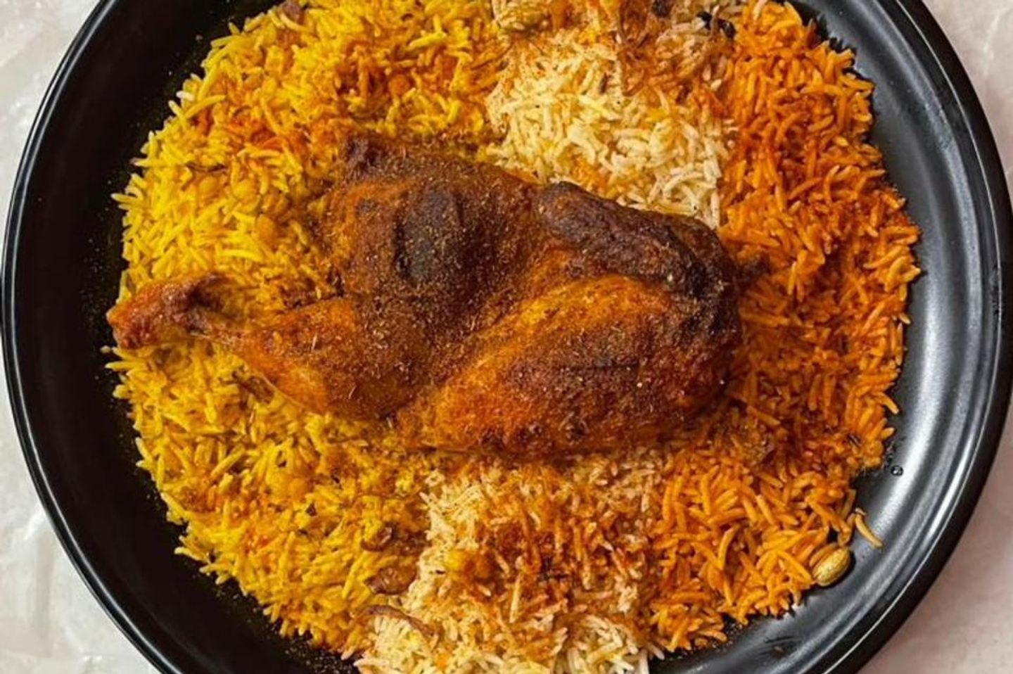 نصف حبه دجاج مبهره حراق