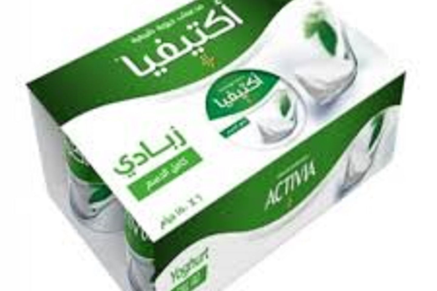زبادي أكتيفيا طازج كامل الدسم ١٧٠جم٦حبات