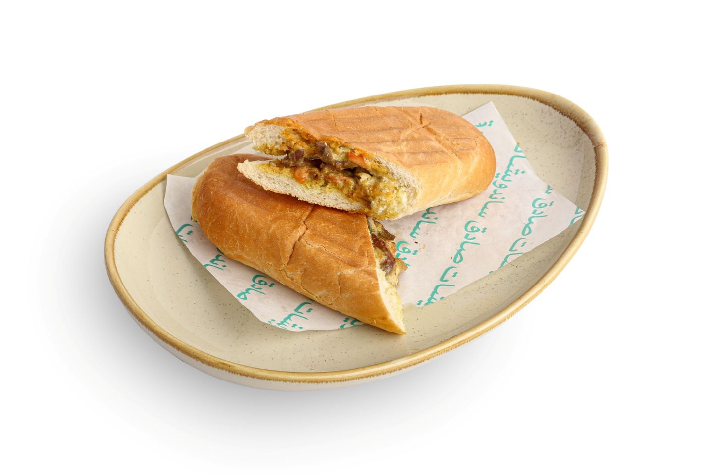 Fresh Lamb Liver Sandwich With Cheese