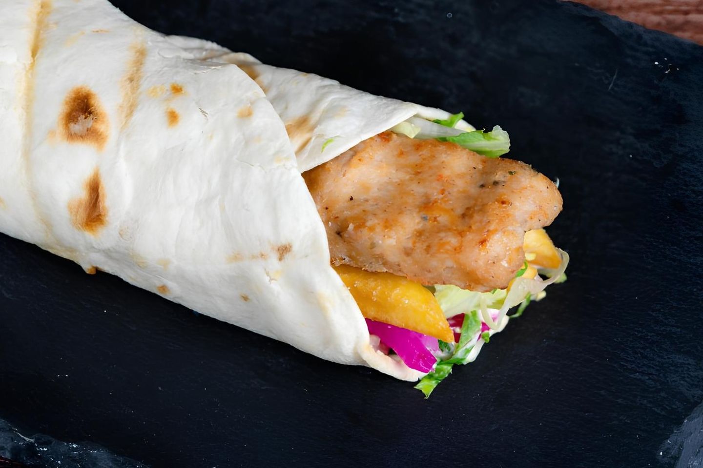 Hummus Chicken Kebab Sandwich