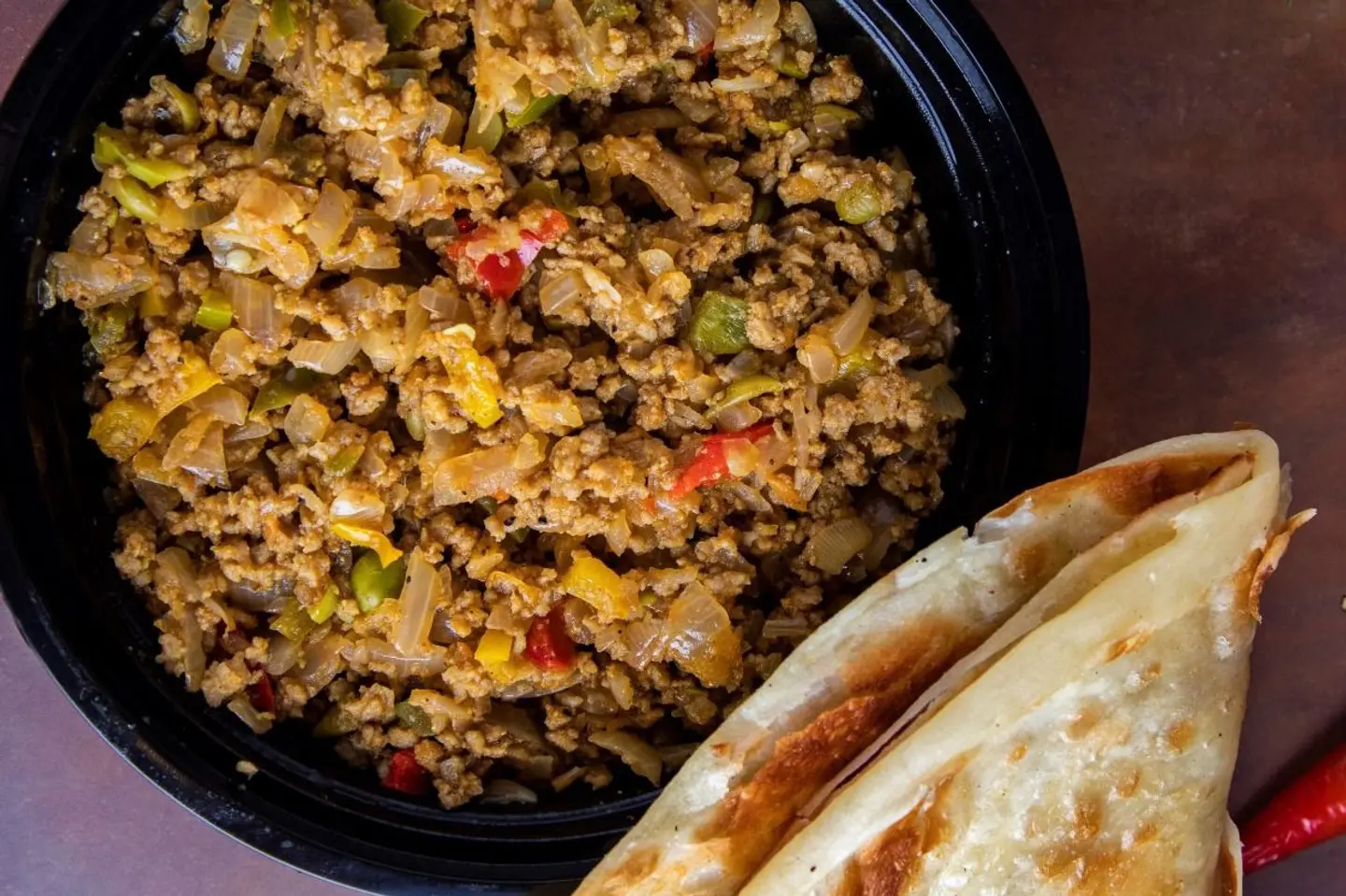 Minced Meat Plate With Jabati Bread
