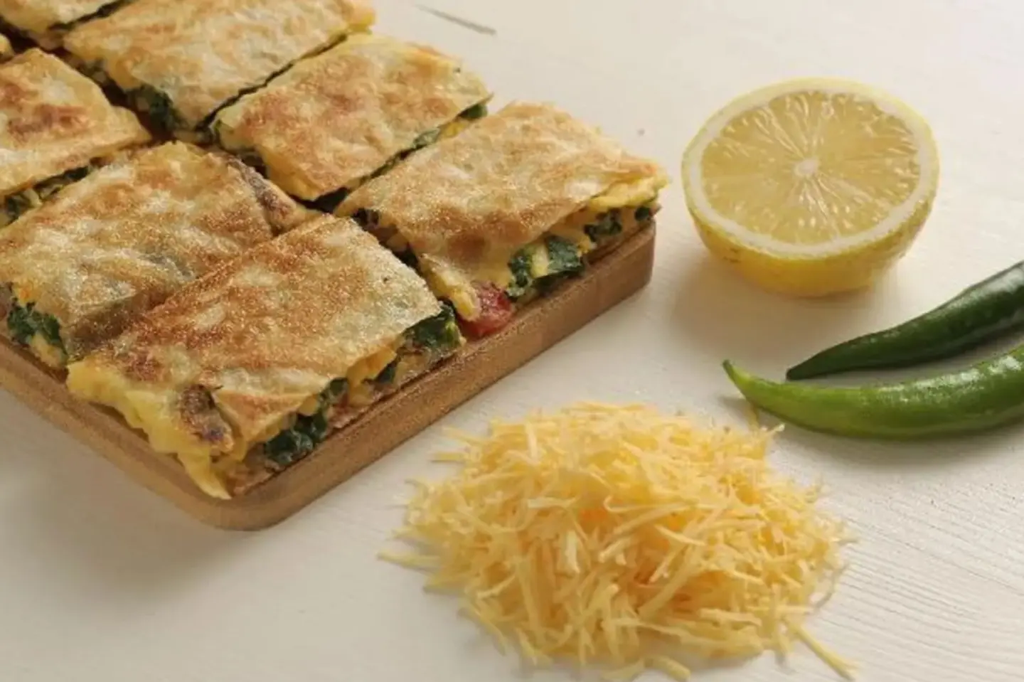 مطبق خضار وشيدر