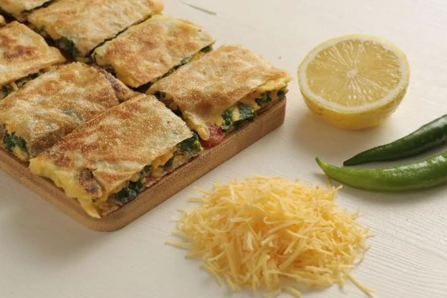 مطبق خضار وشيدر