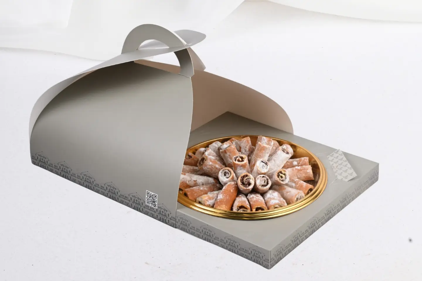 رولات تمر زمان مقلي البوكس ٣٢حبه