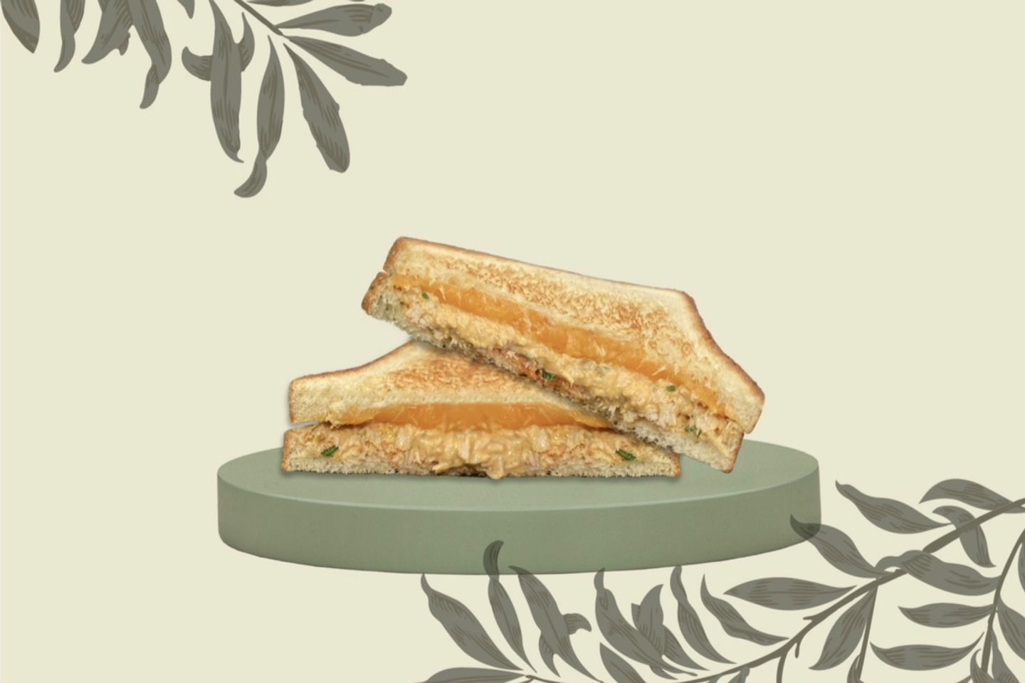 Tuna Toast With Tahini