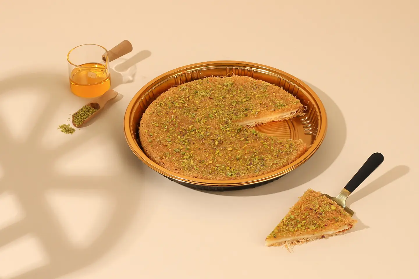 كنافة بالقشطة