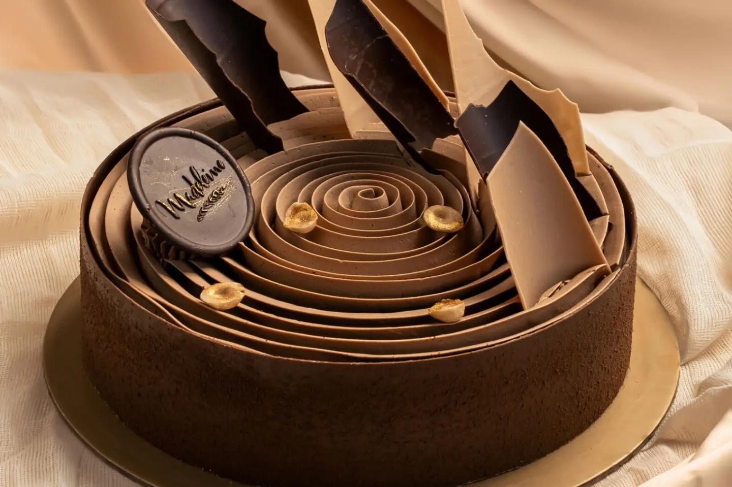 نيوتيلا موكا بروليه كيك