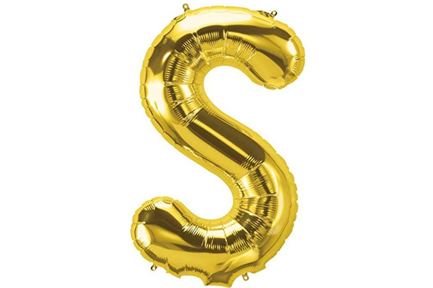 بالون حرف اس ذهبي