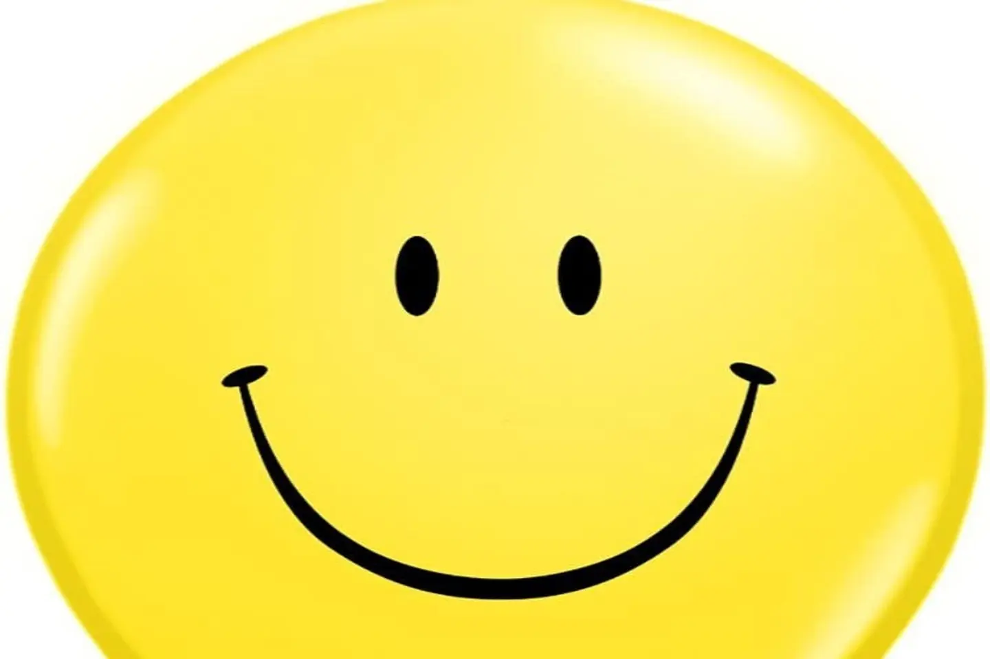 Helium Balloons Printed Smile Face 2