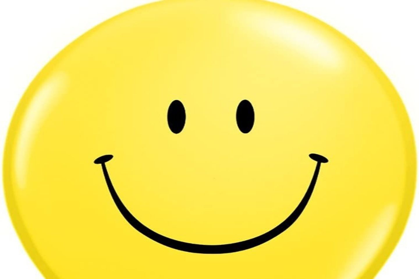Helium Balloons Printed Smile Face 2
