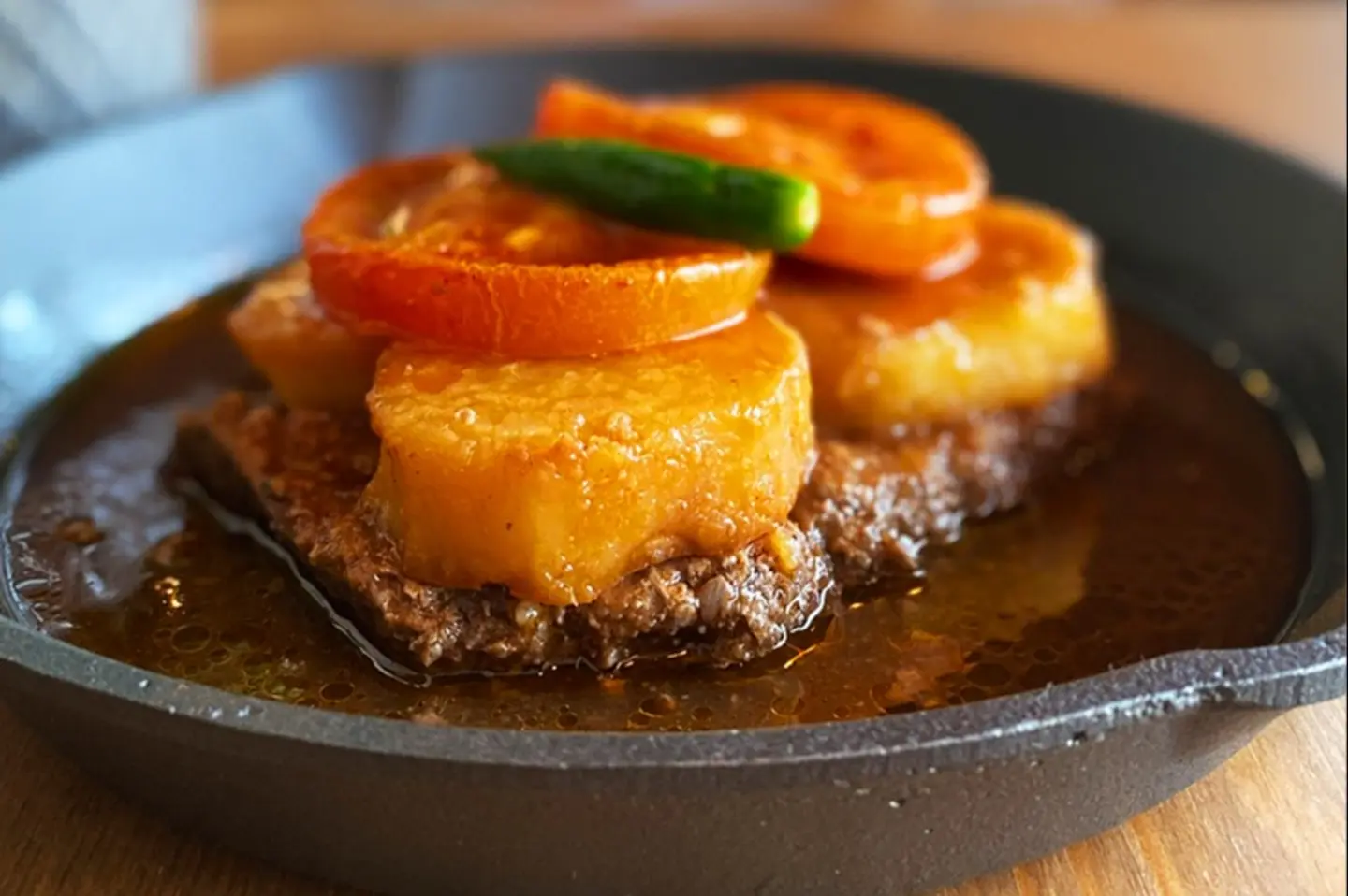 كفتة وبطاطا بالفرن